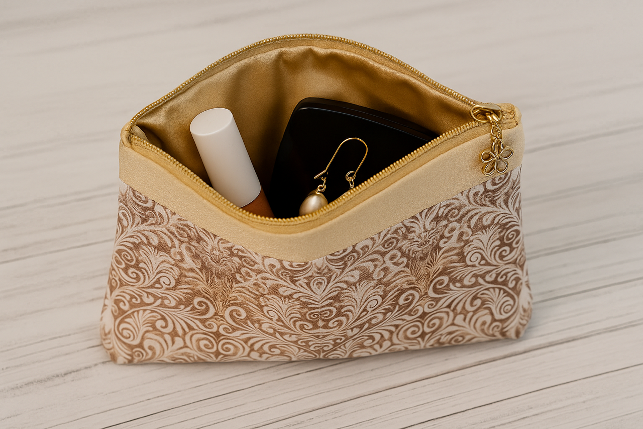 Golden Grace Medium Lined Pouch