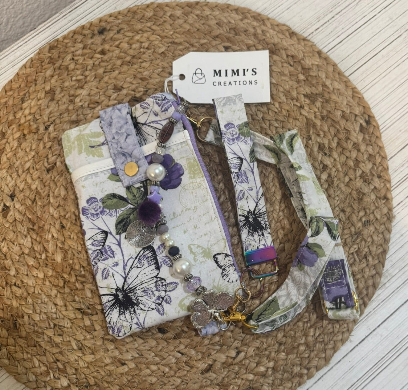 Lavender Crossbody Phone Pouch