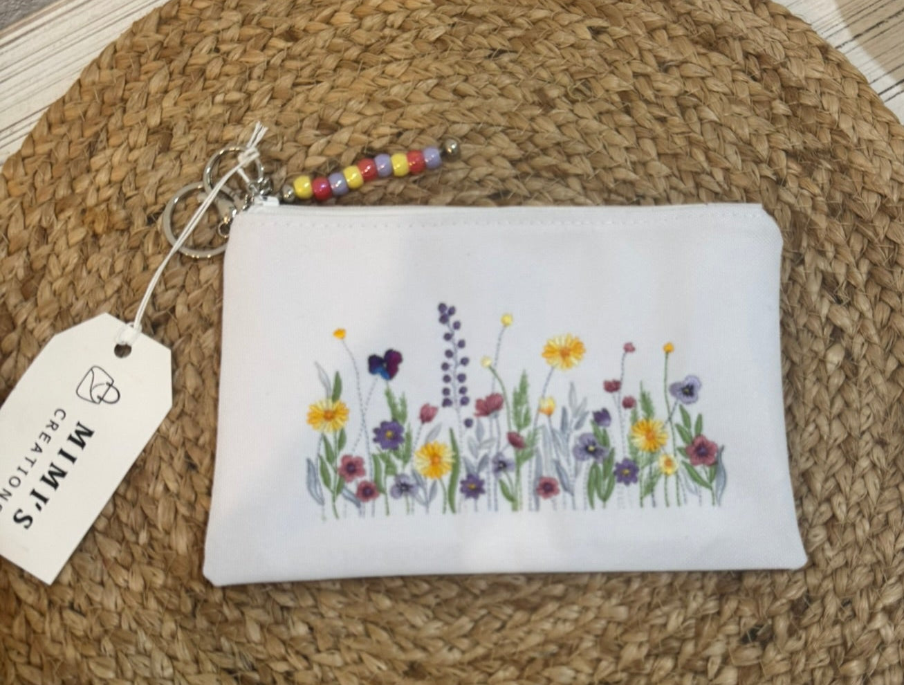 Mixed Flowers Pouch (Lined)