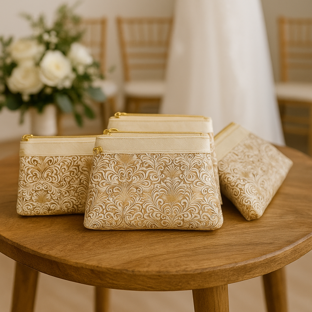 Golden Grace Medium Lined Pouch