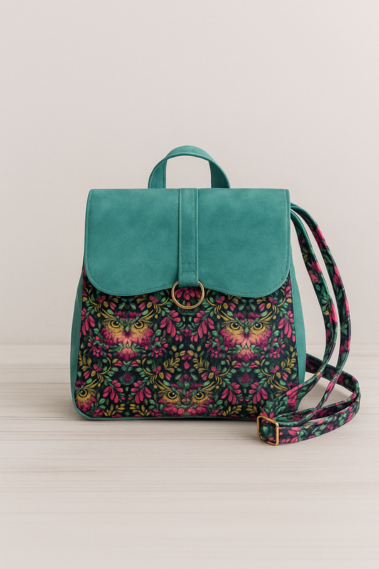 Emerald Owl Garden Backpack