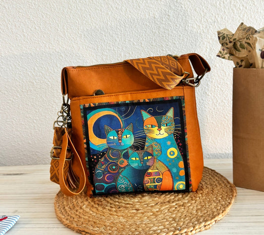 Cat Portrait Shoulder Bag