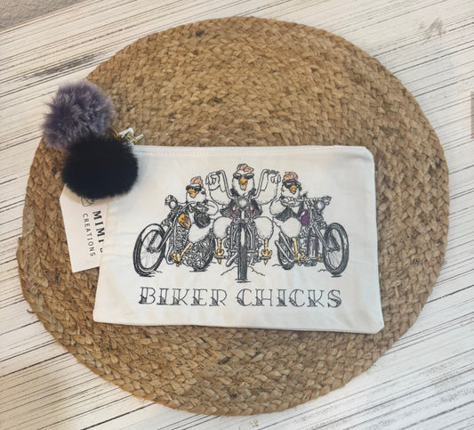 Biker Chick Pouch (Lined)