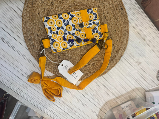 Blue & Yellow Crossbody Phone Pouch